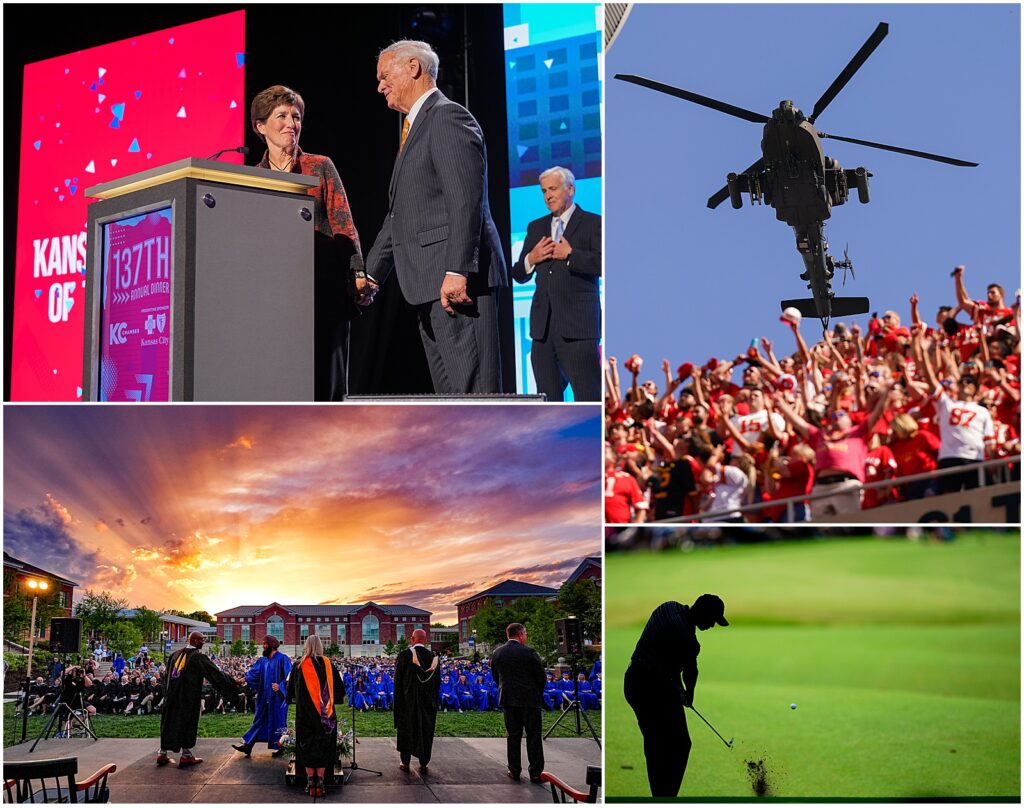 Images from various corporate and sports events taken by photographer Kyle Rivas Media